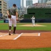 Abraham Lincoln and Carl Vinson Sailors at San Diego Padres game