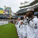 Abraham Lincoln and Carl Vinson Sailors at San Diego Padres game