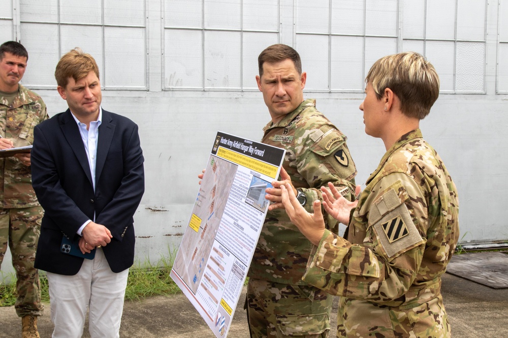 The Hunter Army Airfield Hosts Distinguished Visitors During Staff Delegation Visit