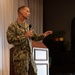 Rear Adm. Keith Davids, commander, Naval Special Warfare Command, speaks to members of the Navy SEAL-UDT Association