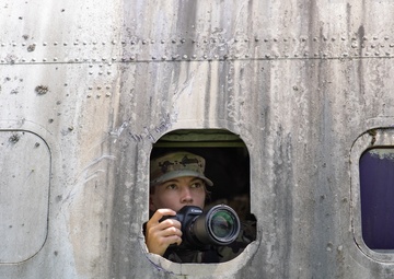 Public affairs exercise at Muscatatuck Urban Training Center