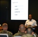 SEA Tony Whitehead speaks at the Chief Master Sergeant's Orientation Course