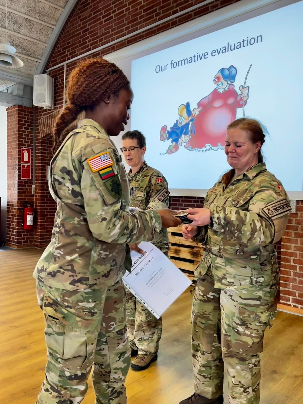 Connecticut National Guardswoman Trains in Denmark