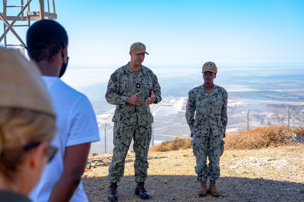 Sailor reenlists at Laguna Peak