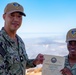 Sailor reenlists at Laguna Peak