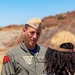 Sailor reenlists at Laguna Peak