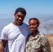 Sailor reenlists at Laguna Peak