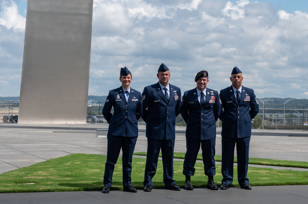 ANG OAY Airmen Visit Air Force Memorial