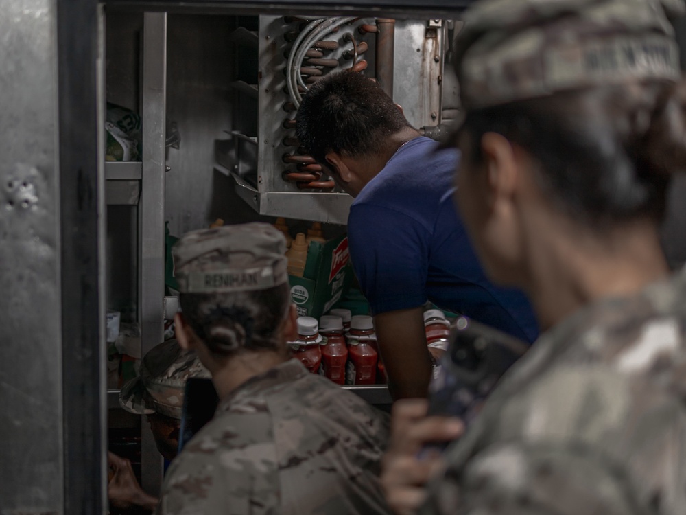 PHC-P Soldiers Provide Food Inspection Support to Peruvian Ship after Fire