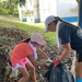 USS Rafael Peralta Students Clean Up Guam School