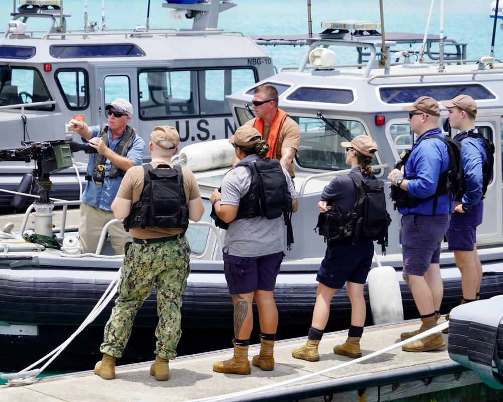 NBG Conducts Small Boat Probe Exercise During Citadel Protect 2022