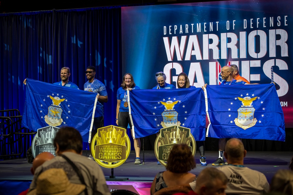 2022 DoD Warrior Games Cycling Medaling Ceremony