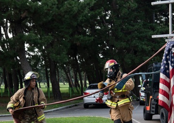 8th CES fire team conducts burning structural response training