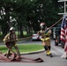 8th CES fire team conducts burning structural response training