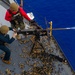 Frank Cable Conducts Gun Shoot at Sea