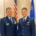 Father passes baton to son during final flight