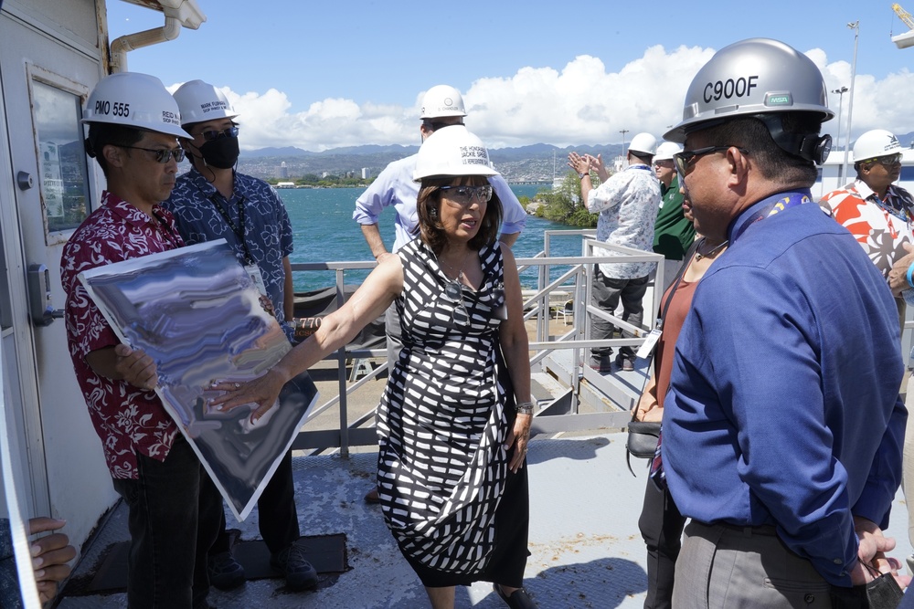 Congressional Delegates Visit Pearl Harbor Naval Shipyard; Focus on Shipyard Infrastructure Optimization Program