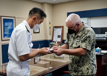 JMSDF's Rear Adm. Hirata Visits NBG