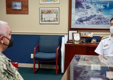 JMSDF's Rear Adm. Hirata Visits NBG