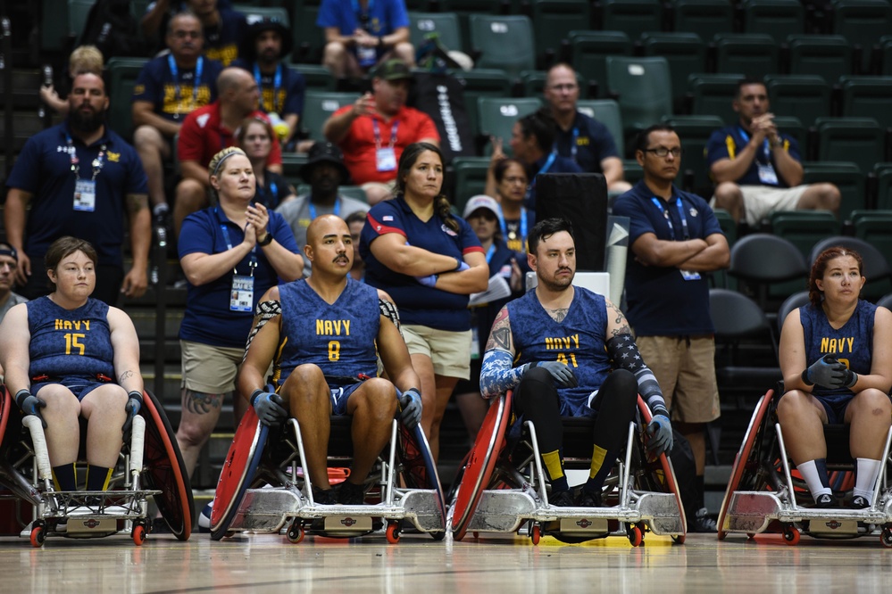 2022 DoD Warrior Games Wheelchair Rugby Medal Games
