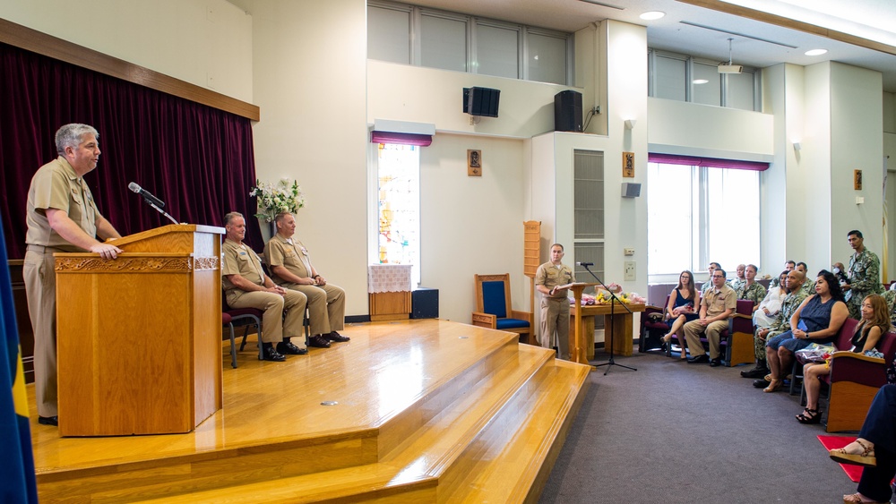 Mine Countermeasure Squadron 7 Change of Command 2022