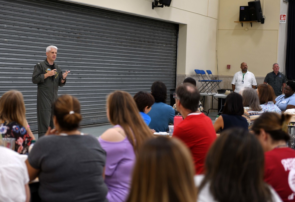 NSA Naples' School Staff Orientation Breakfast