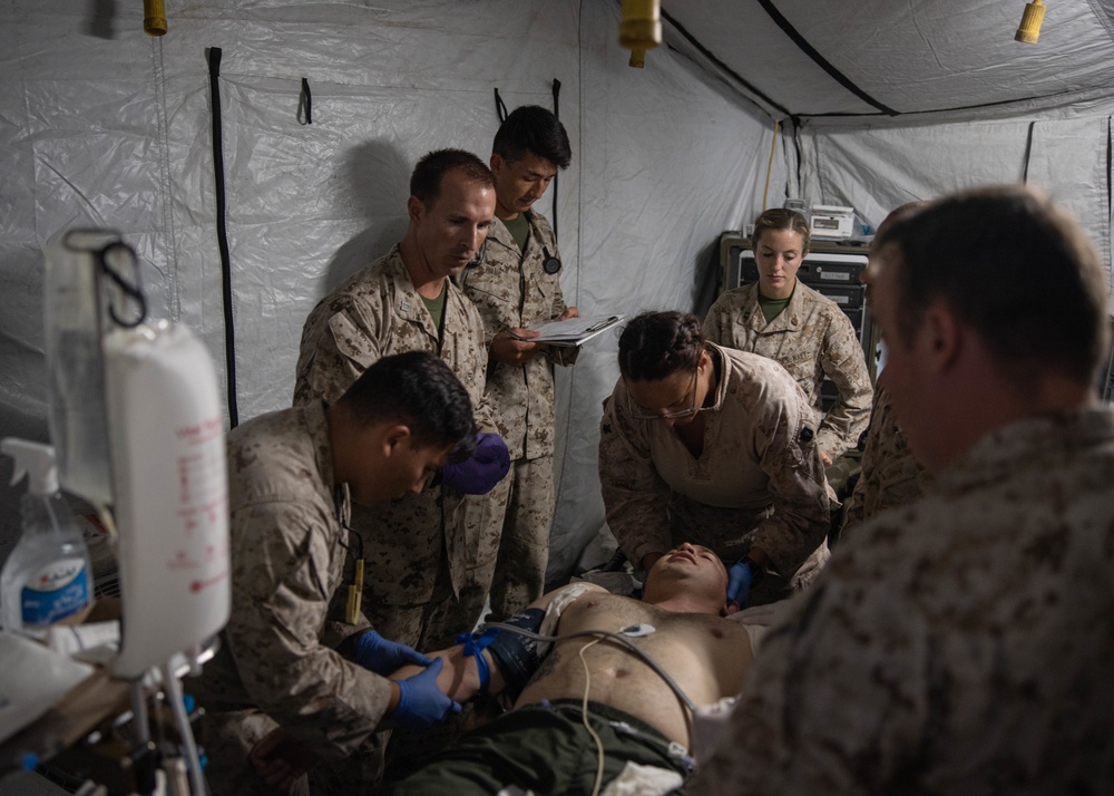 Native Fury 22 Medical Performs Casualty Drill