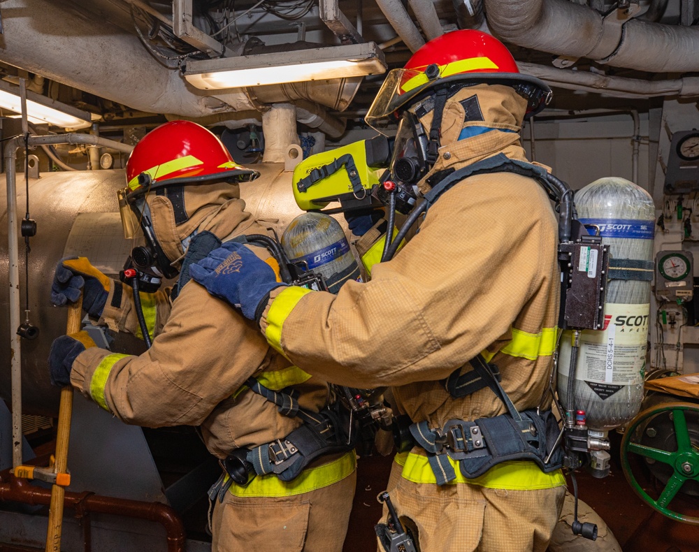USS Antietam (CG 54) General Quarters Drill