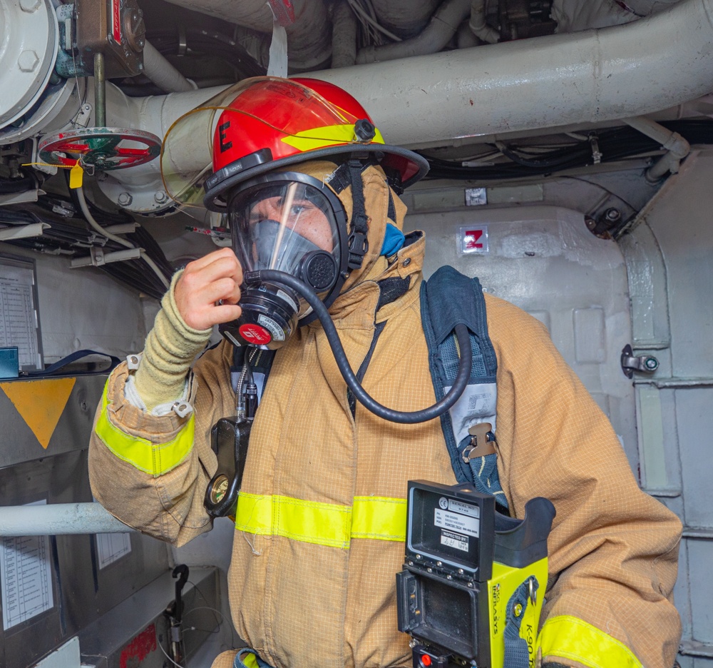 USS Antietam (CG 54) General Quarters Drill