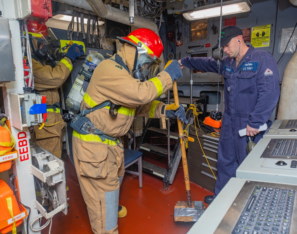 USS Antietam (CG 54) General Quarters Drill