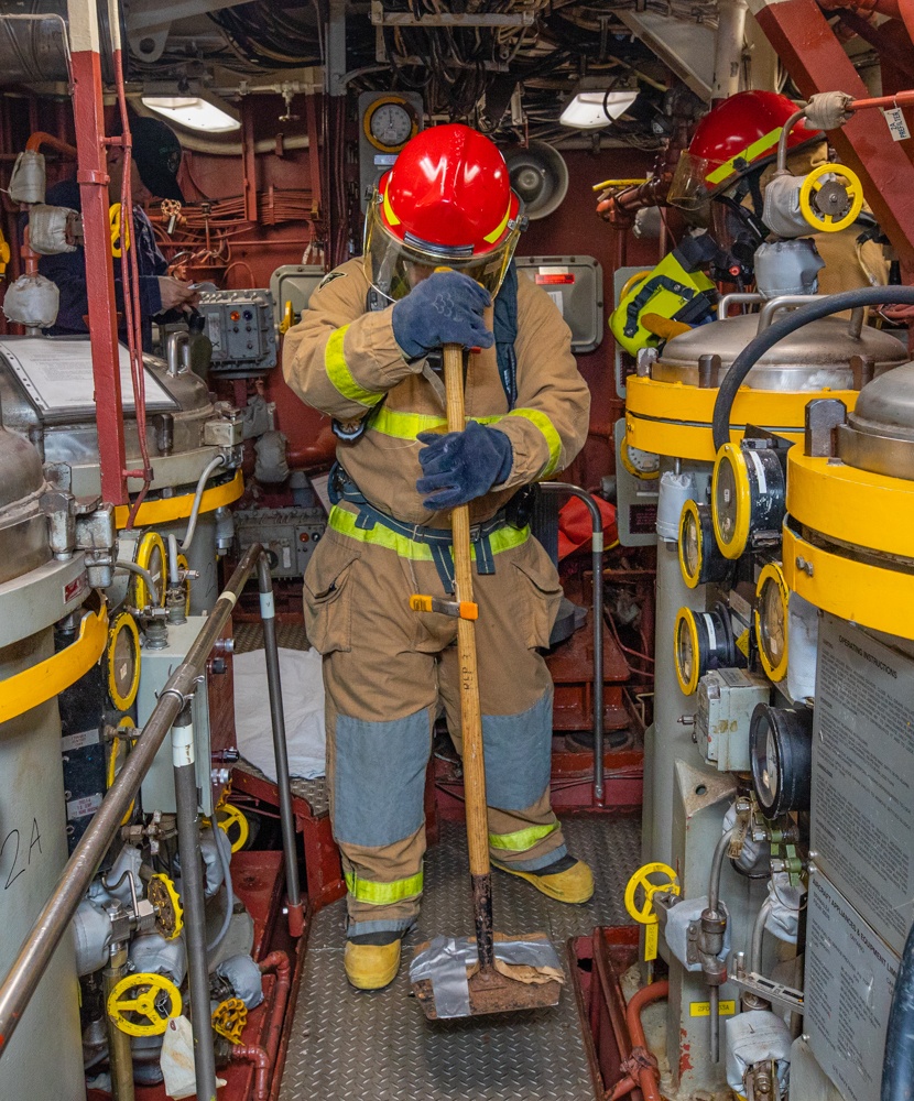 USS Antietam (CG 54) General Quarters Drill
