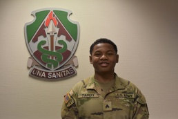 Sgt. Trent Tardy, a health physics specialist with Public Health Command Europe