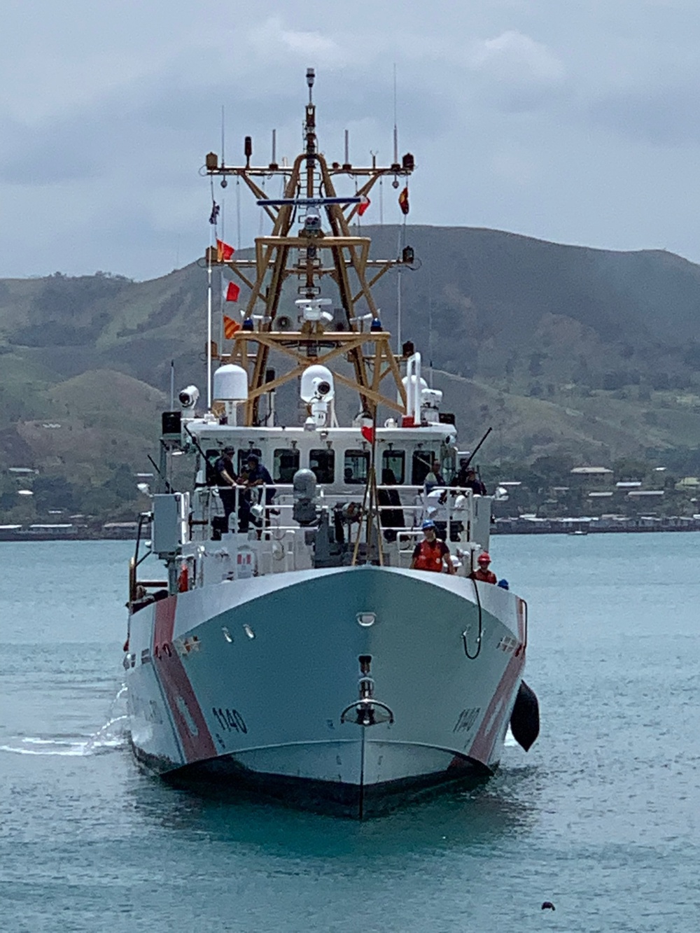 U.S Coast Guard conducts port visit in Port Moresby, Papua New Guinea