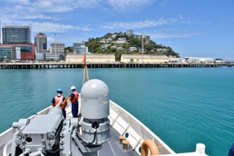U.S Coast Guard conducts port visit in Port Moresby, Papua New Guinea