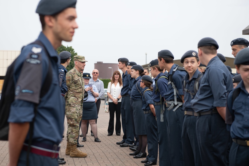 Future allies and partners: Liberty Wing hosts RAF Air Cadets for inaugural cadet week