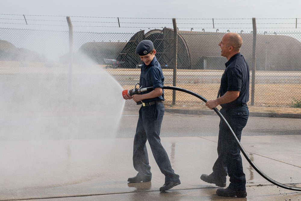 Future allies and partners: Liberty Wing hosts RAF Air Cadets for inaugural cadet week