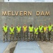 Cadets visit Melvern Dam during a dam inspection with the Kansas City District