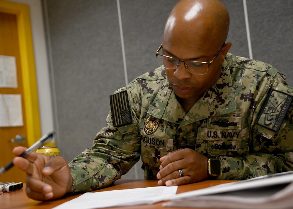 NAS Sigonella Initial Qualifiers Take New Naval Security Force Insignia Qualification Exam