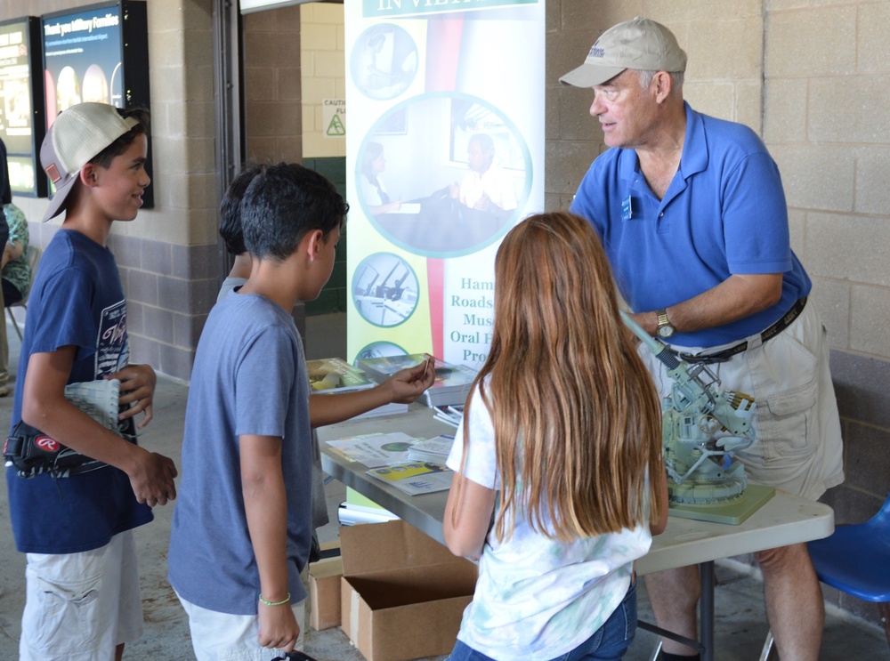 Naval Museum Volunteers conduct outreach during Navy Night