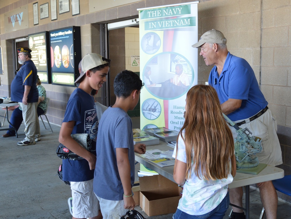 Naval Museum Volunteers conduct outreach during Navy Night