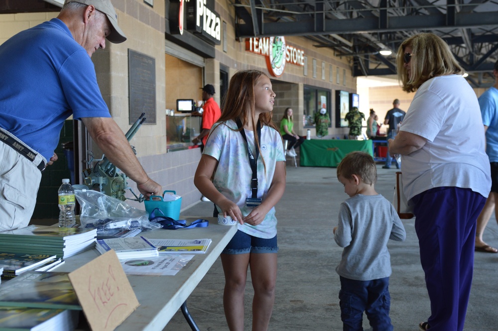 Naval Museum Volunteers conduct outreach during Navy Night