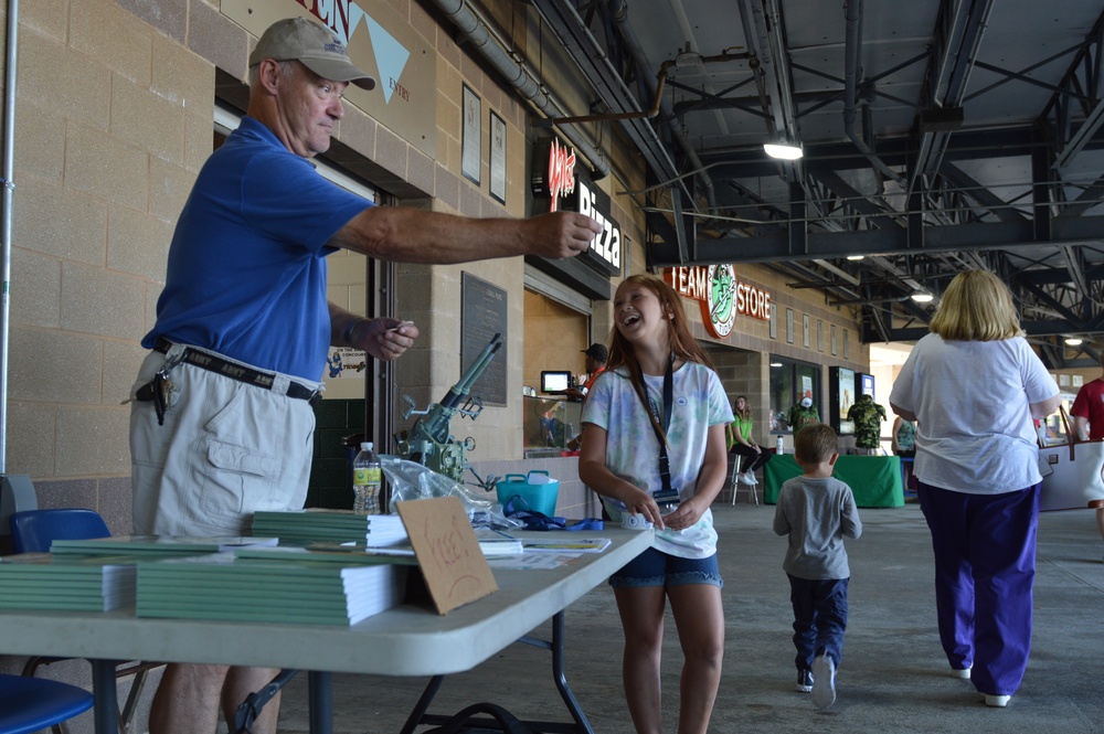 Naval Museum Volunteers conduct outreach during Navy Night