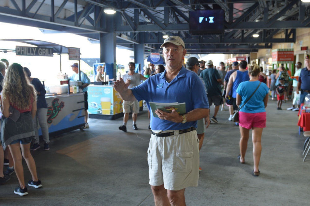 Naval Museum Volunteers conduct outreach during Navy Night