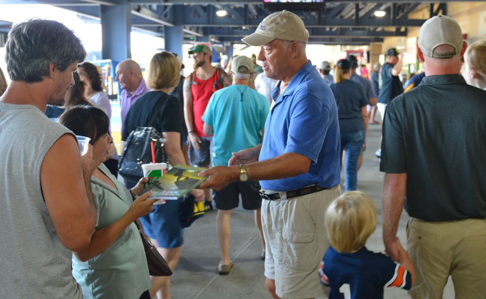 Naval Museum Volunteers conduct outreach during Navy Night