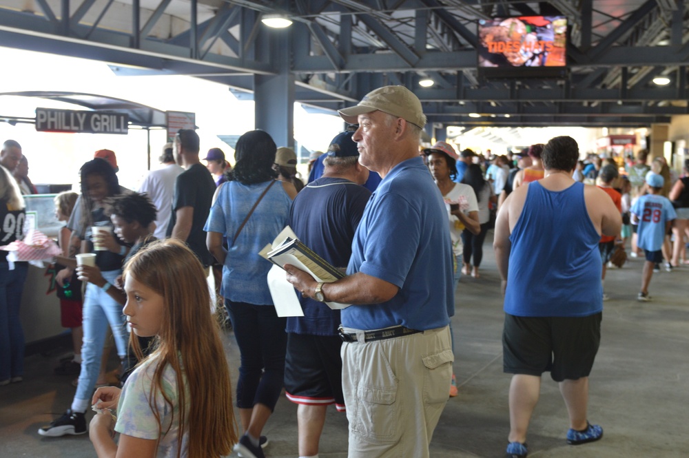 Naval Museum Volunteers conduct outreach during Navy Night