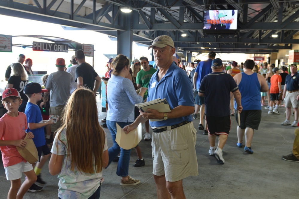 Naval Museum Volunteers conduct outreach during Navy Night