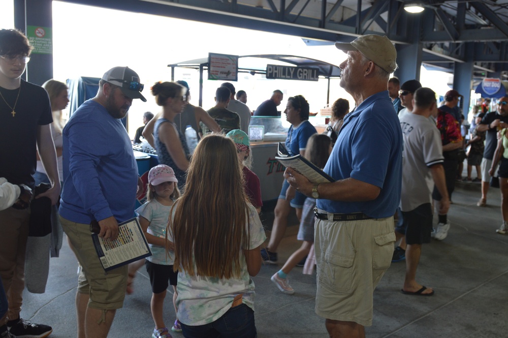 Naval Museum Volunteers conduct outreach during Navy Night