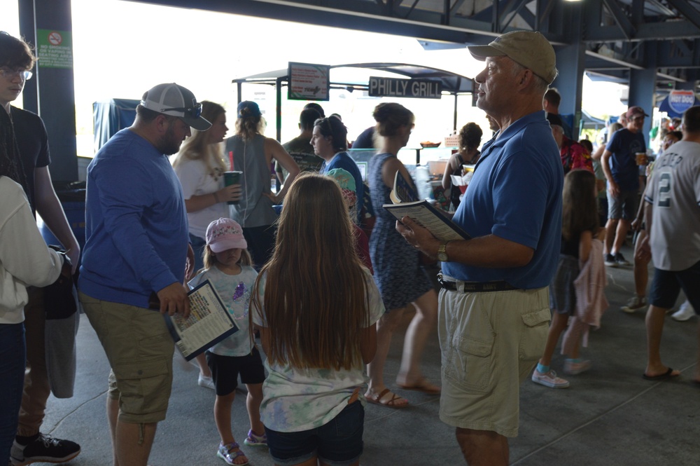 Naval Museum Volunteers conduct outreach during Navy Night