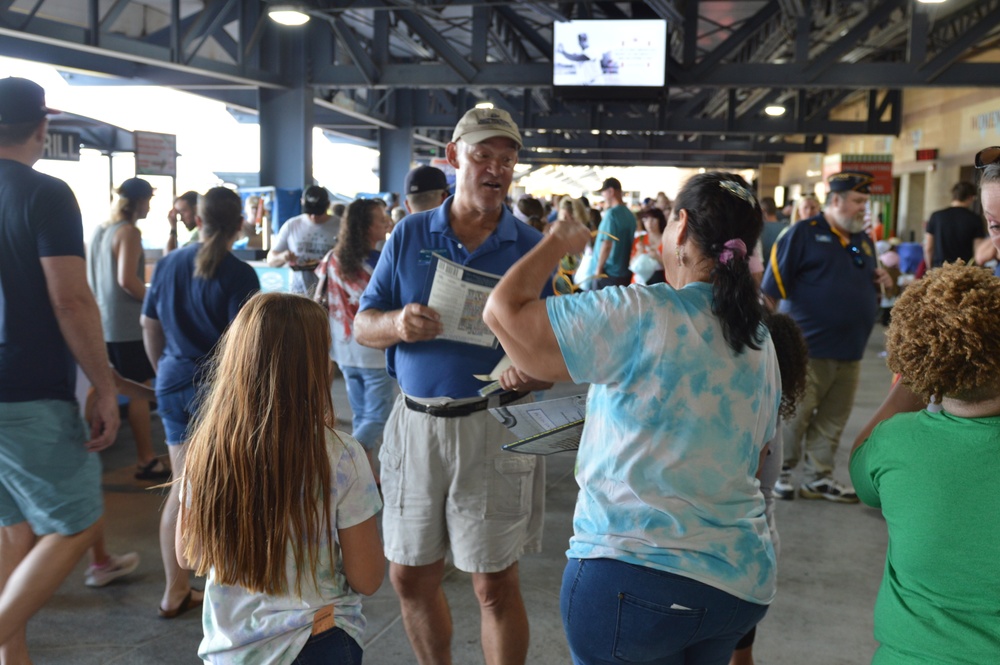 Naval Museum Volunteers conduct outreach during Navy Night