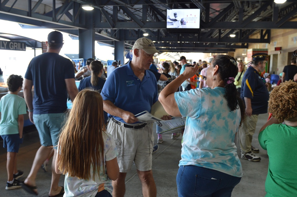 Naval Museum Volunteers conduct outreach during Navy Night